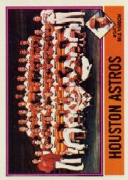 1976 Topps Baseball Cards      147     Houston Astros CL/Bill Virdon